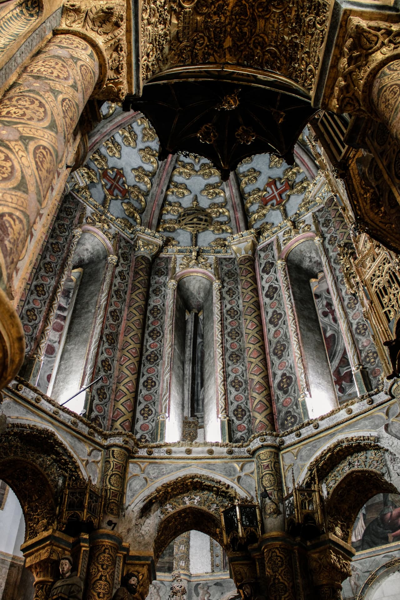 Gilded vault of the Charola