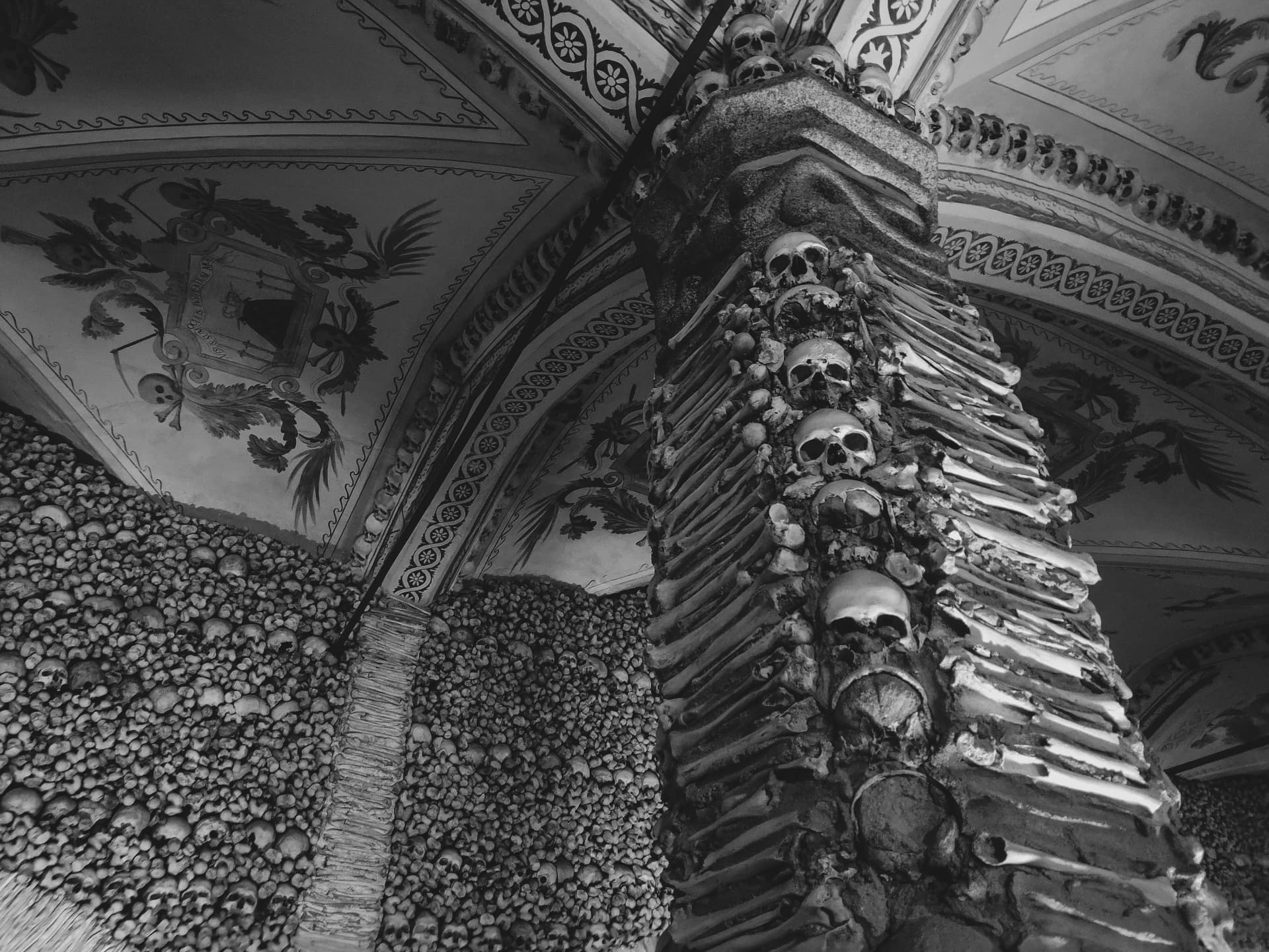 Interior of the Chapel of Bones in Évora