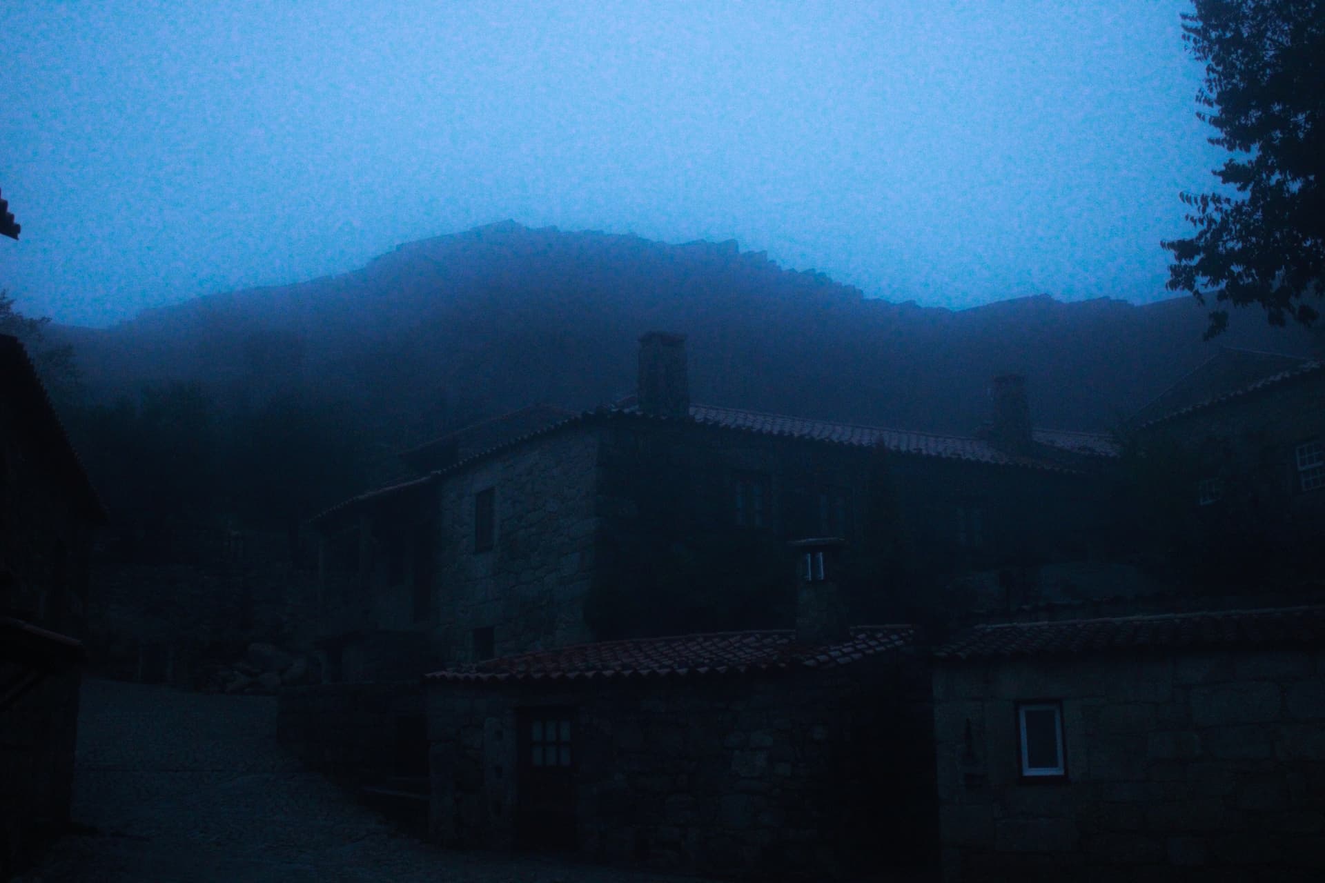 Sortelha at dusk